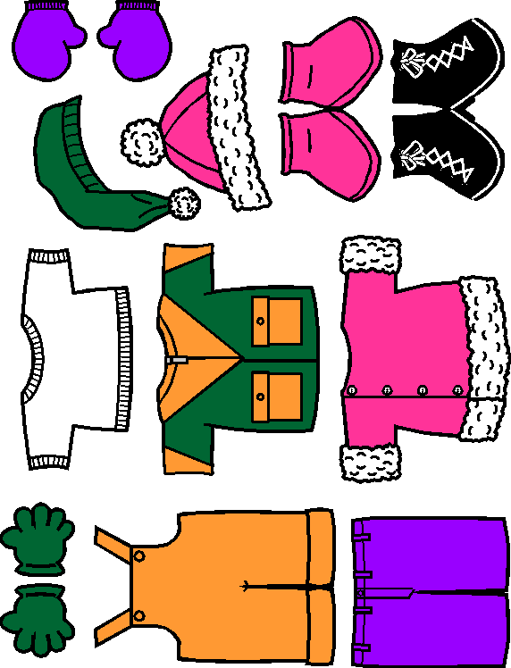printable winter clothes for paper dolls