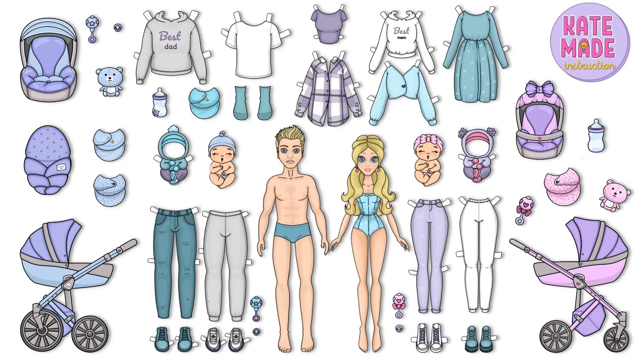 printable winter clothes for paper dolls