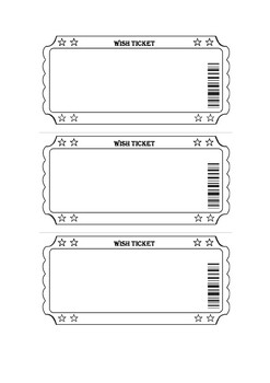 printable wish tickets