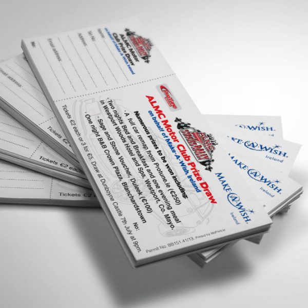 DL Tickets | Perforated &  Numbered - WePrint.ie | Online Printing ...