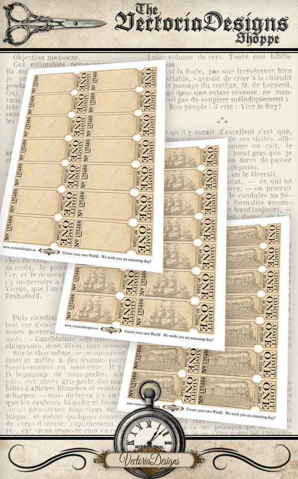 printable wish tickets