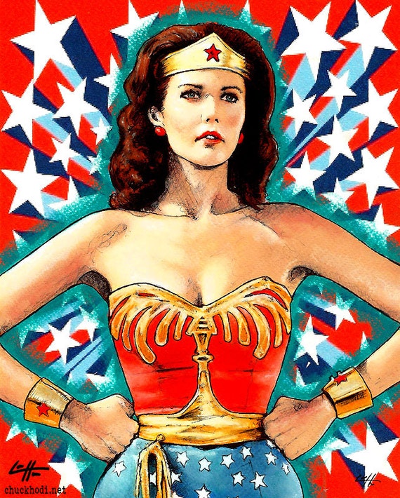 printable wonder woman stars