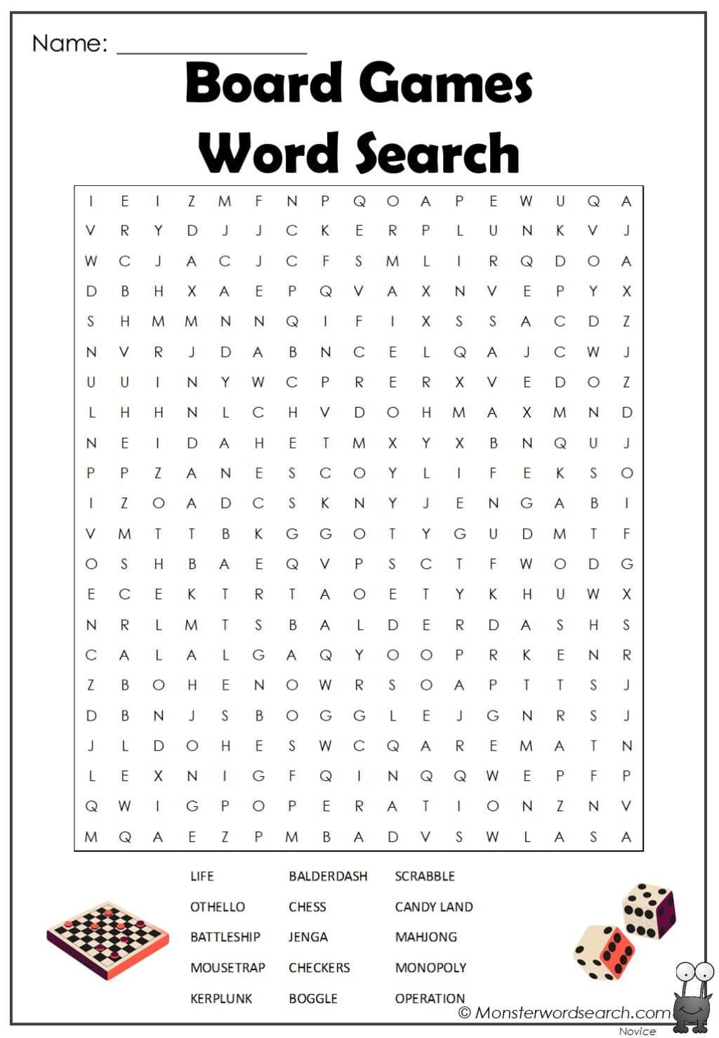 Free printable word board games, Download Free printable word board ...