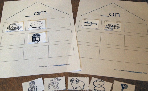 printable word family worksheet