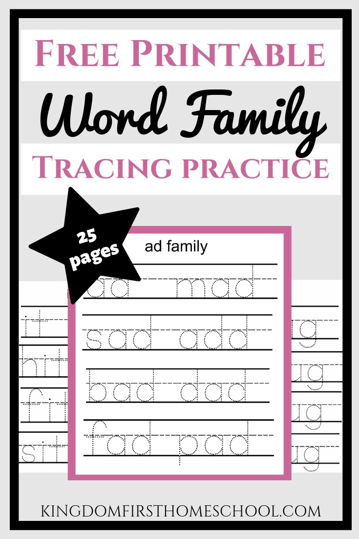 printable word family worksheet