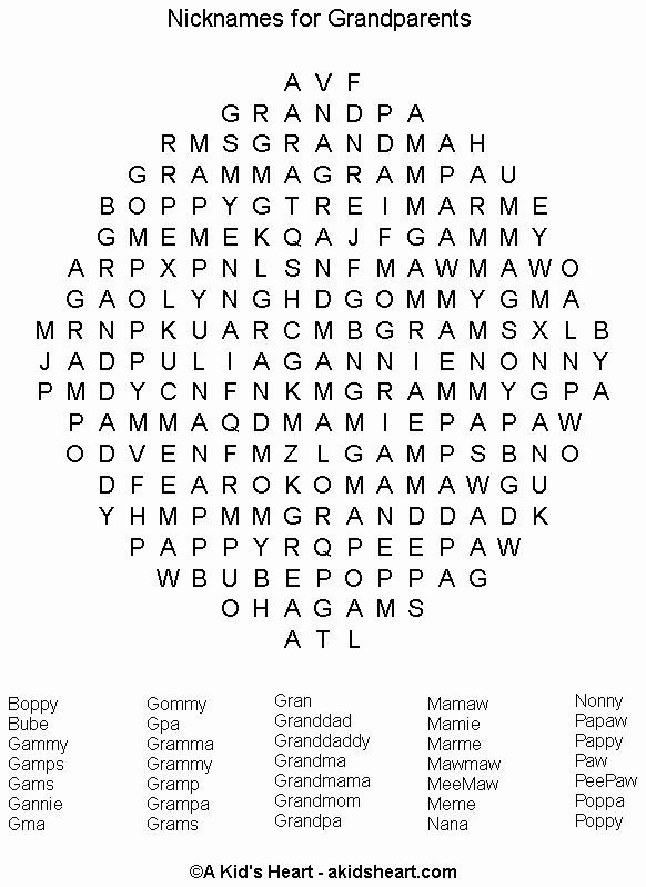 printable word games for 6th graders