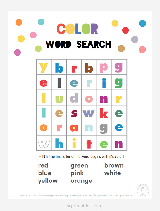 printable word games for 8 year olds