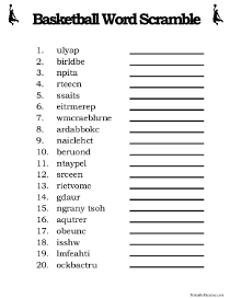 printable word jumble games