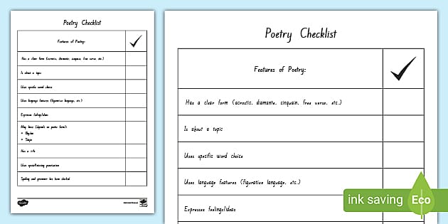 printable word list for poetry
