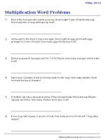 Math Word Problems Worksheets