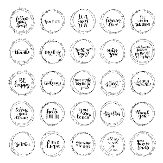 Premium Vector | Inspirational quote phrase. Modern calligraphy ...