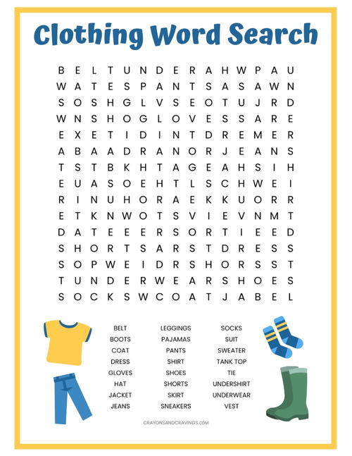 printable word search animals