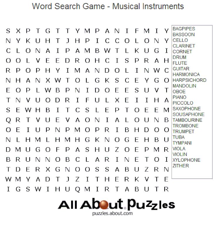 printable word search games free