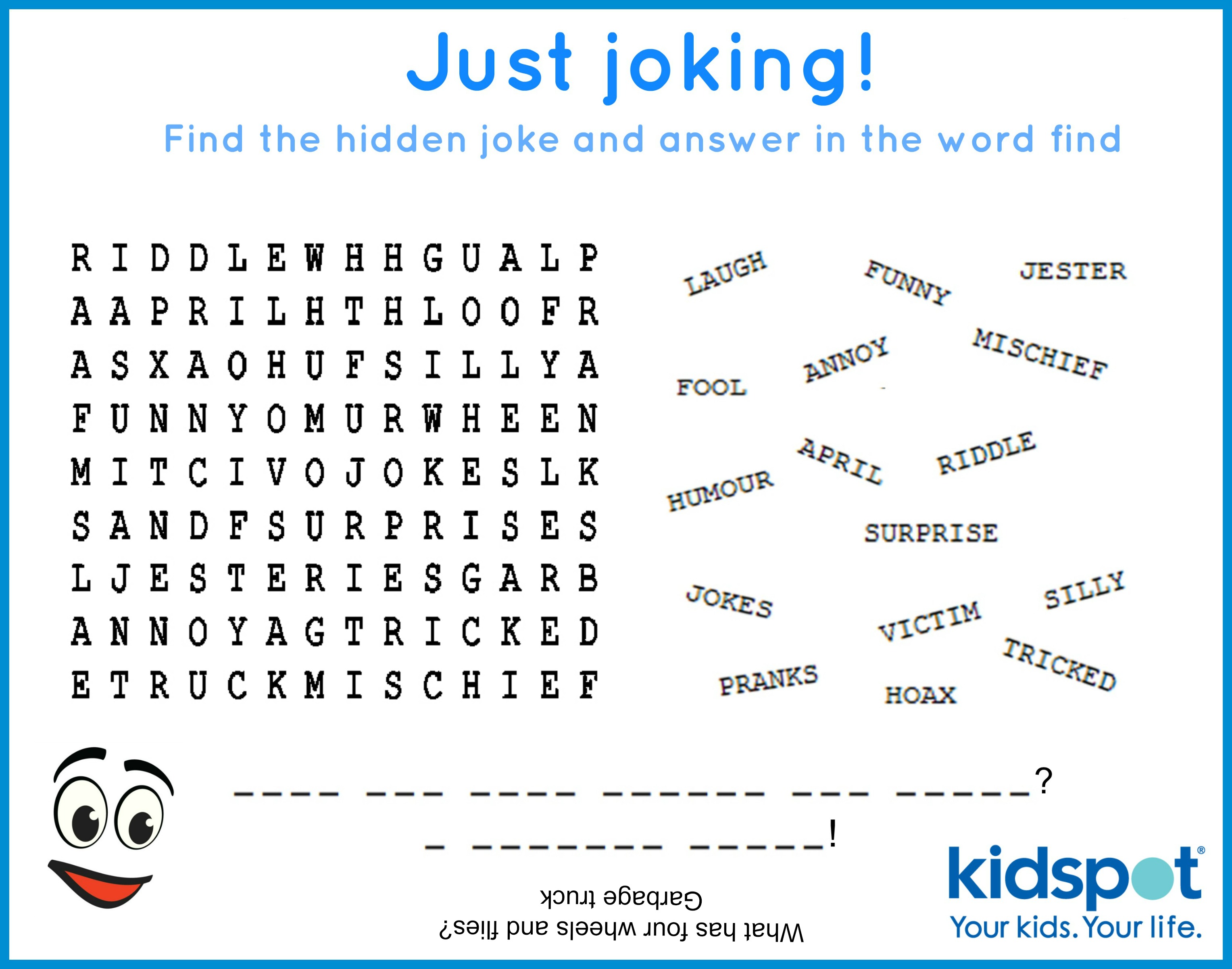 printable word search hidden message