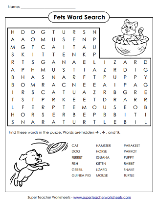 Word Search Puzzles