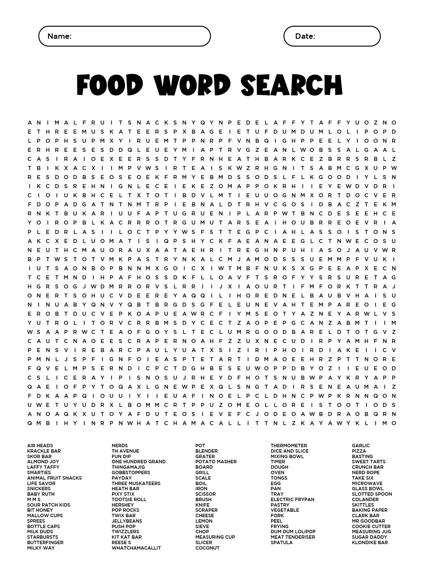 printable word searches challenging