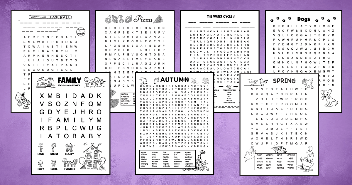 printable word searches for 11 year olds
