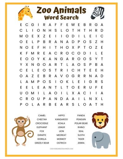 printable word searches for 11 year olds