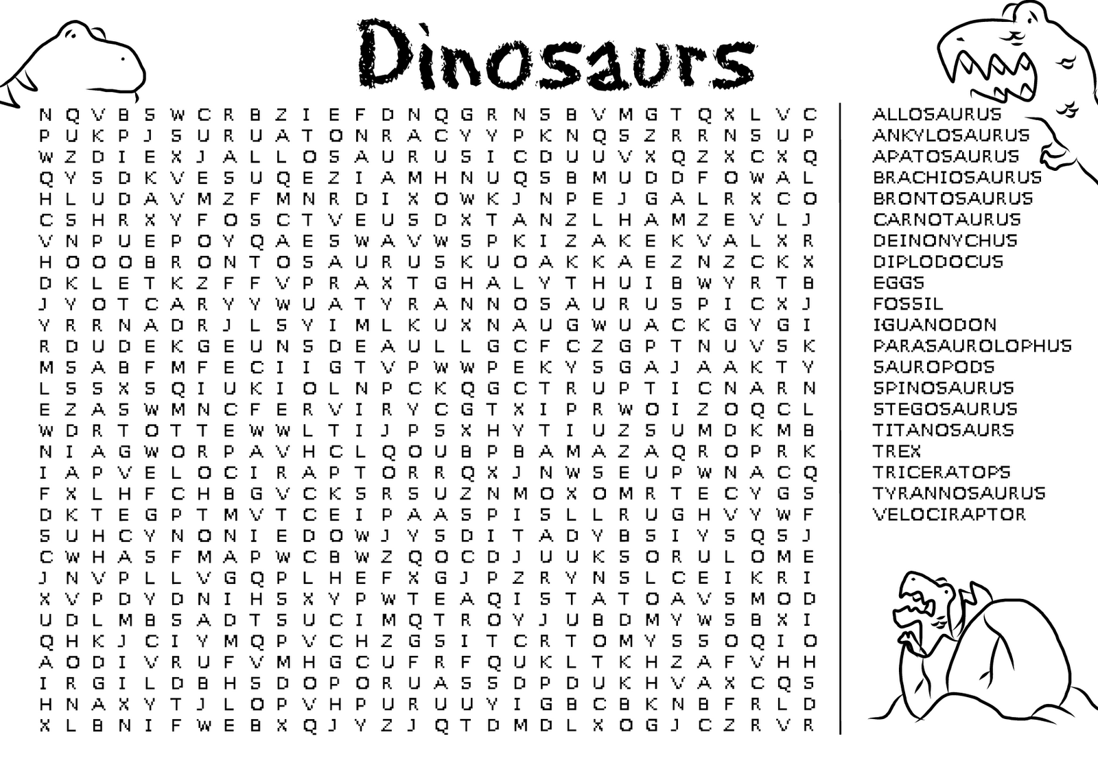 printable word searches for 11 year olds