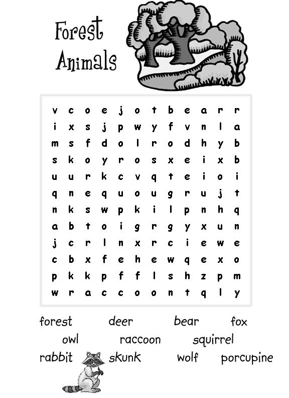 printable word searches for kids