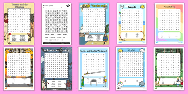 printable word searches ks2