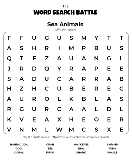 printable word searches large