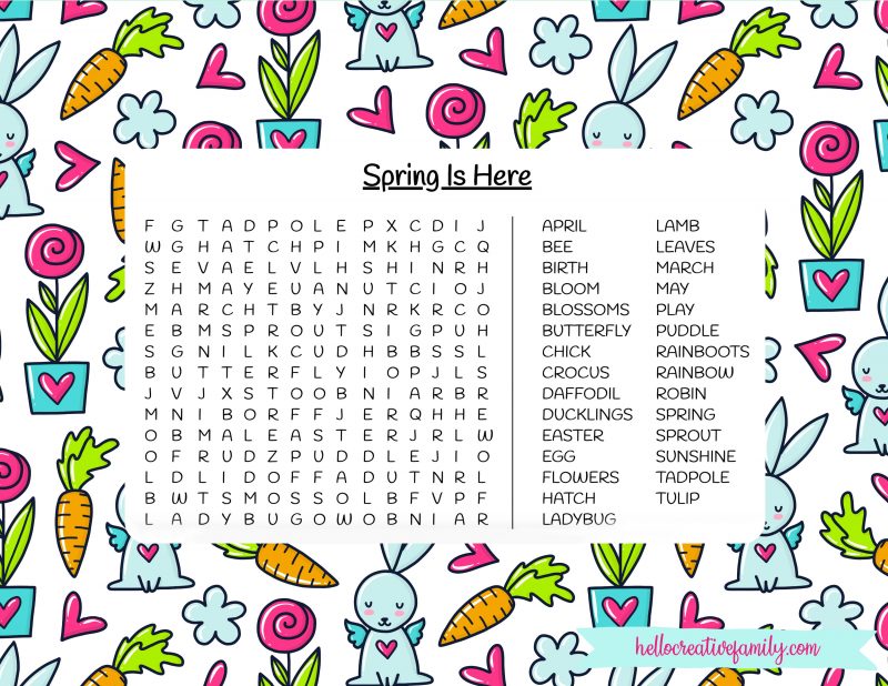 printable word searches lots of words