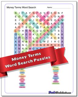 Math Word Search Puzzles