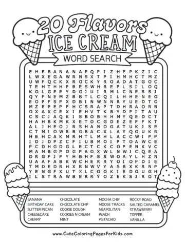 printable word searches puzzles