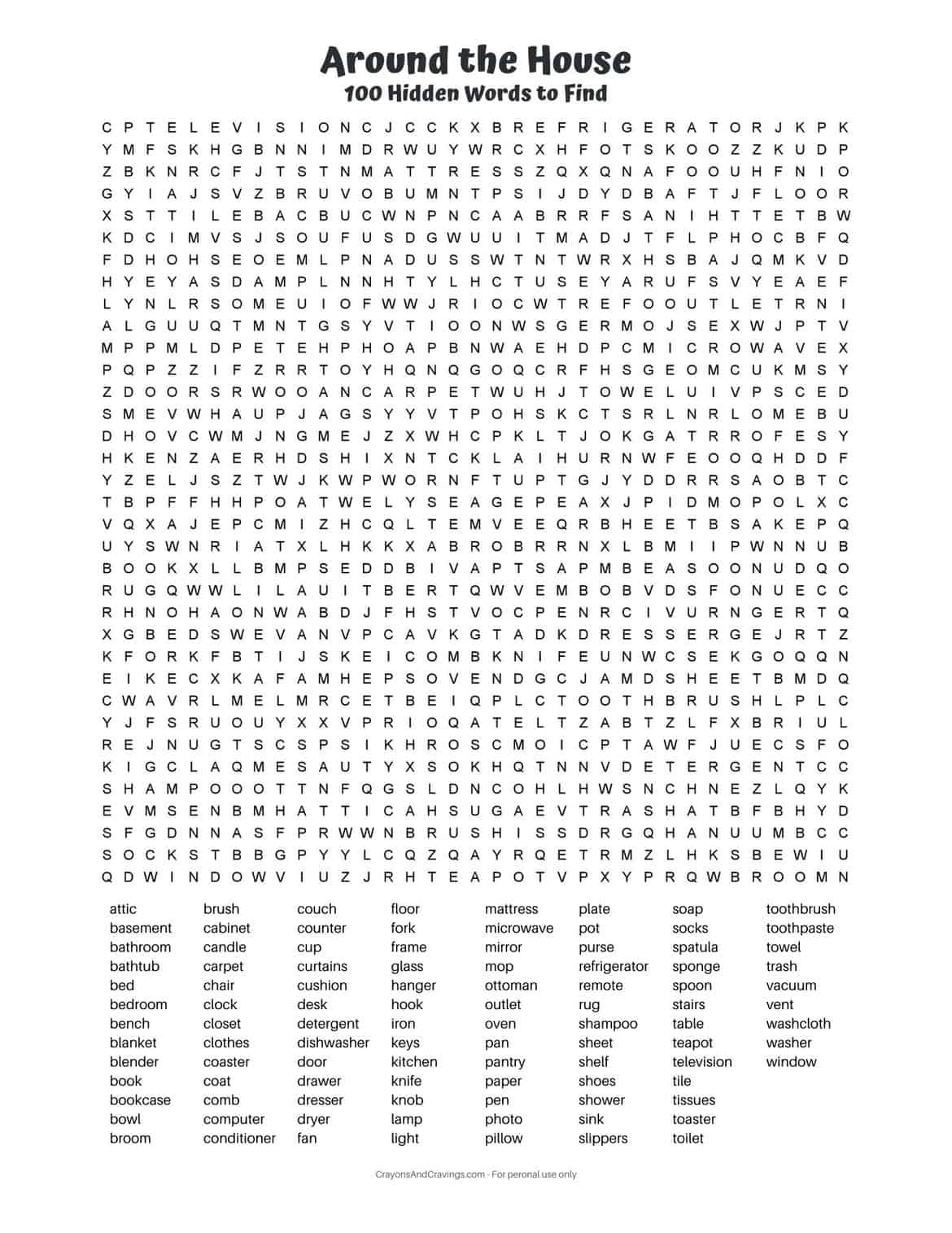 Free Printable Word Searches for Kids - Cute Coloring Pages For Kids
