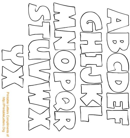 Cute Bubble Letters - 10 Free PDF Printables | Printablee