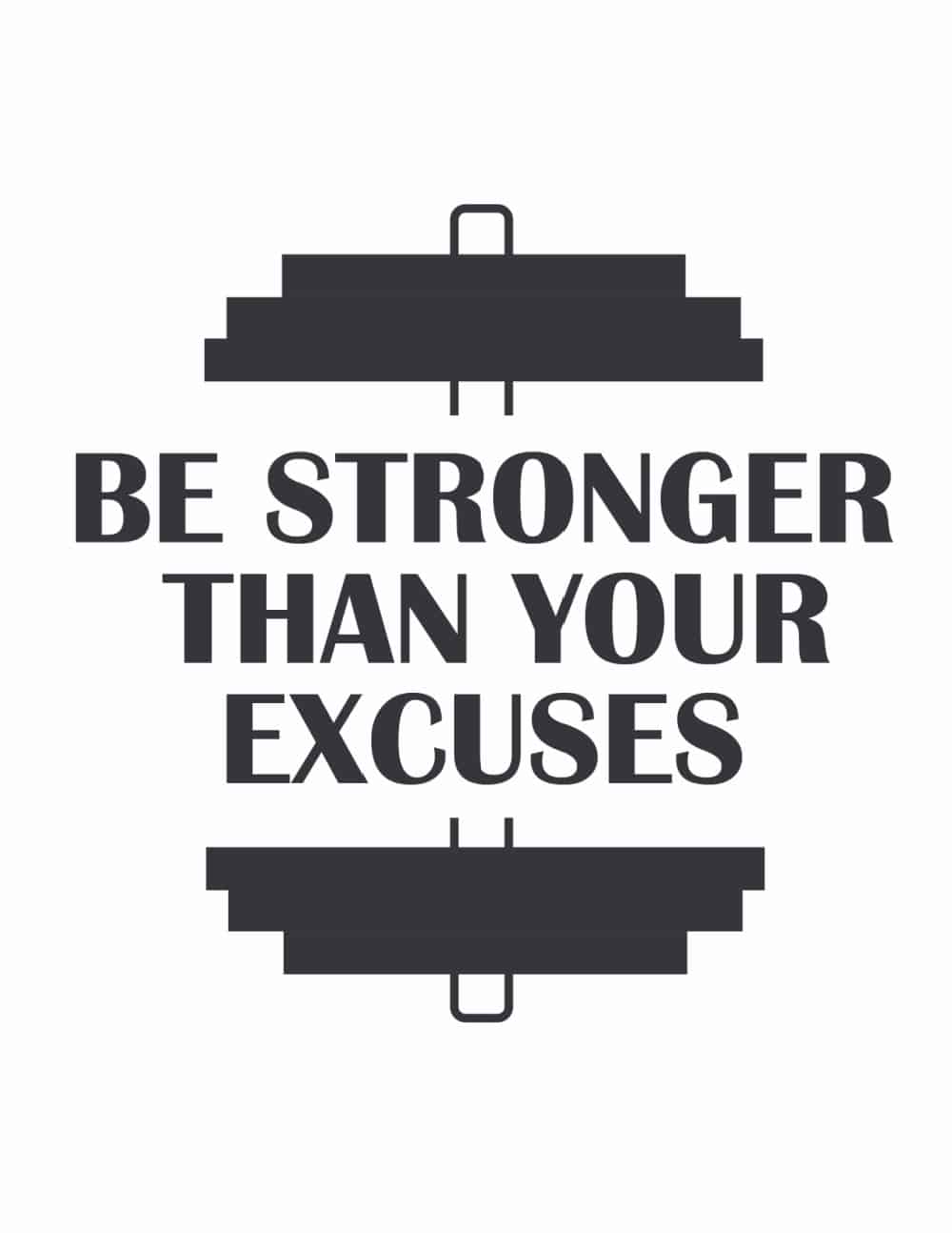 printable workout quotes