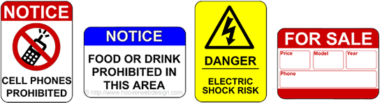 printable workplace signs