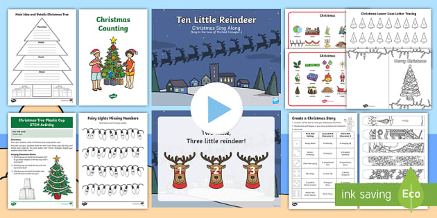 Free Printable Christmas Worksheets-Primary Resources