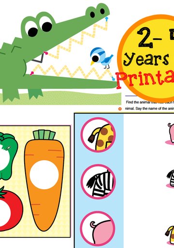 Go Go Series Printables 2-4 Years Old | OpenSchoolbag