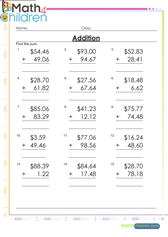 5th Grade Math Worksheets