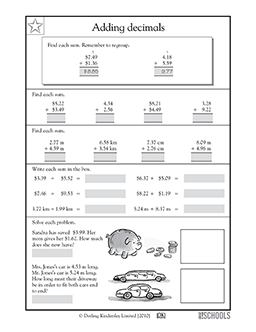 5th grade math Worksheets, word lists and activities. | GreatSchools