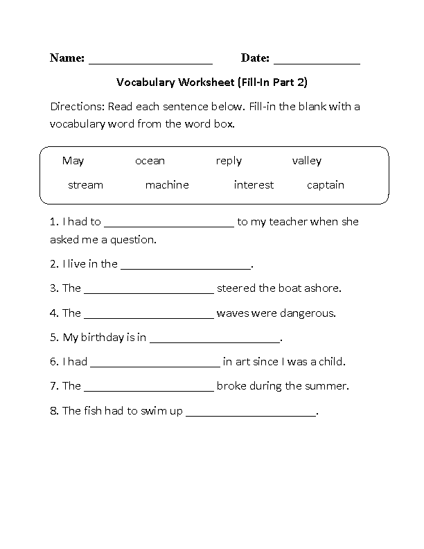 printable worksheet for 7th graders