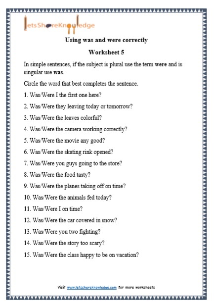 Grade 1 Grammar: Nouns printable worksheets - Lets Share Knowledge