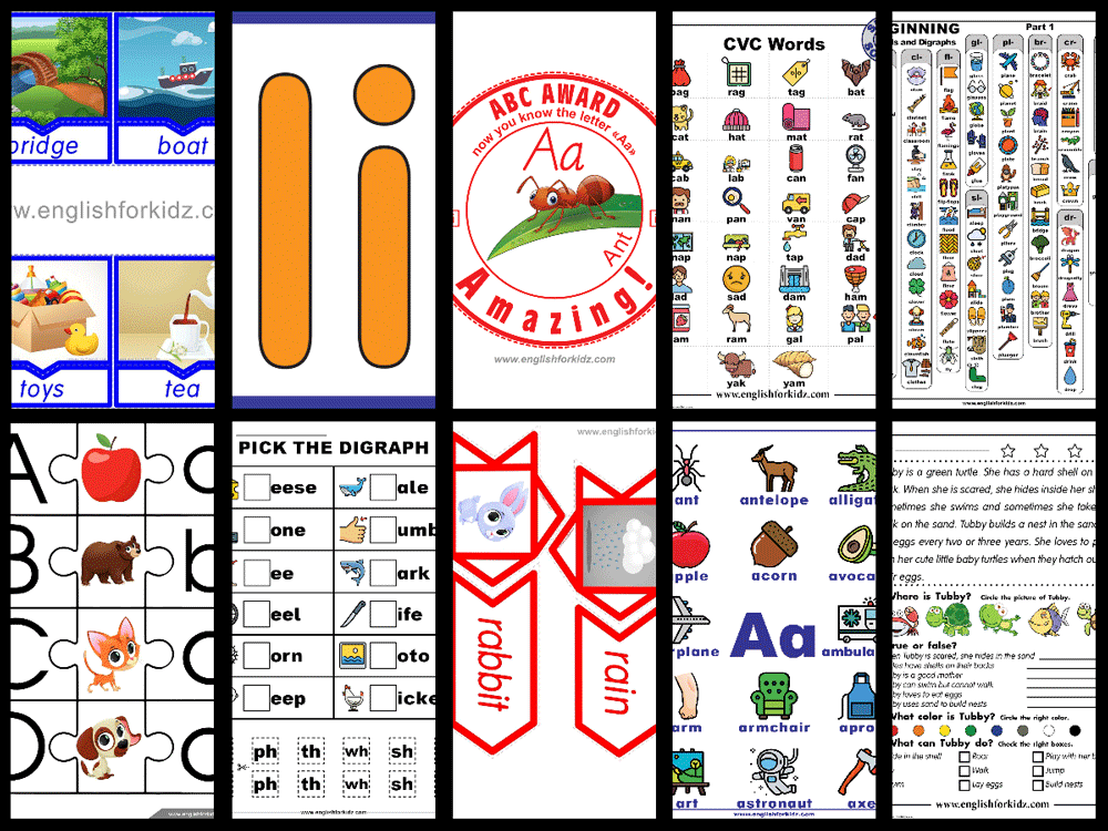 English for Kids Step by Step: English Worksheets and Other ...