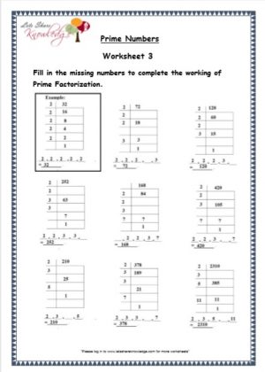 Grade 5 Worksheets - Lets Share Knowledge