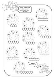 Colours worksheets