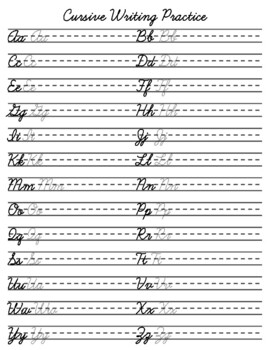 Cursive writing | TPT