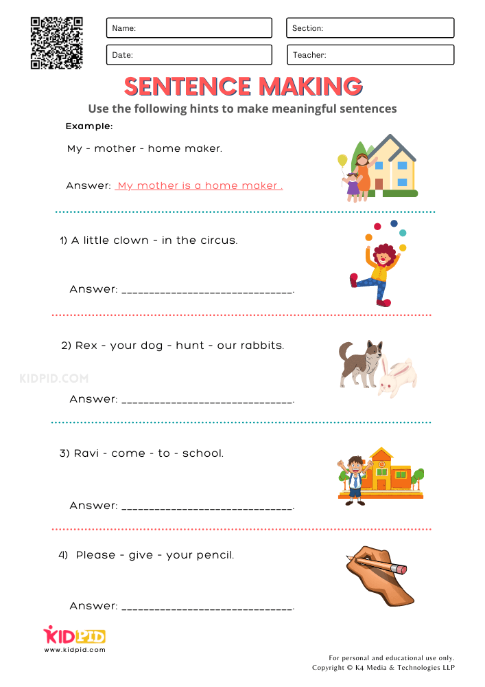 Language and Communications Free Printable Worksheets for Grade 2 ...