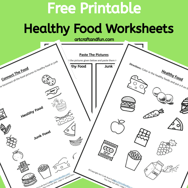 printable worksheets healthy eating