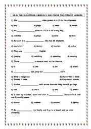 printable worksheets in english for grade 4