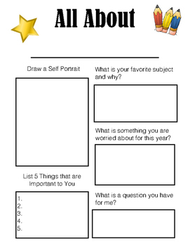 printable worksheets introduce yourself
