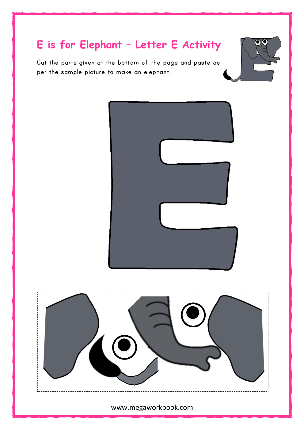 Letter E Activities - Letter E Worksheets - Letter E Activities ...