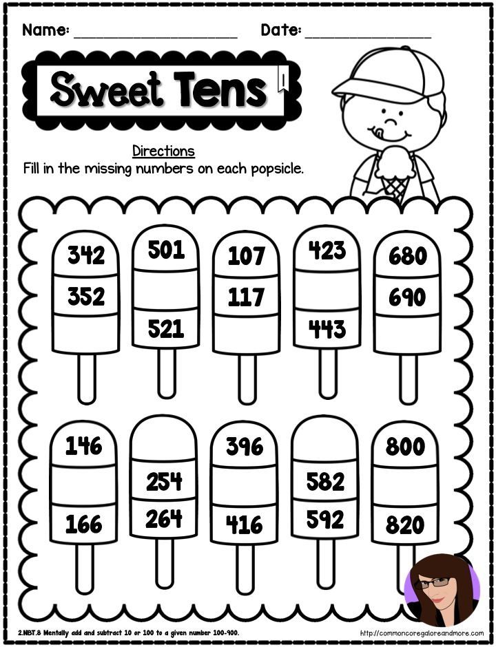 Spring No Prep Math - 2nd Grade | Math worksheets, Fun math ...