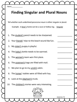 Plural nouns freebis | TPT